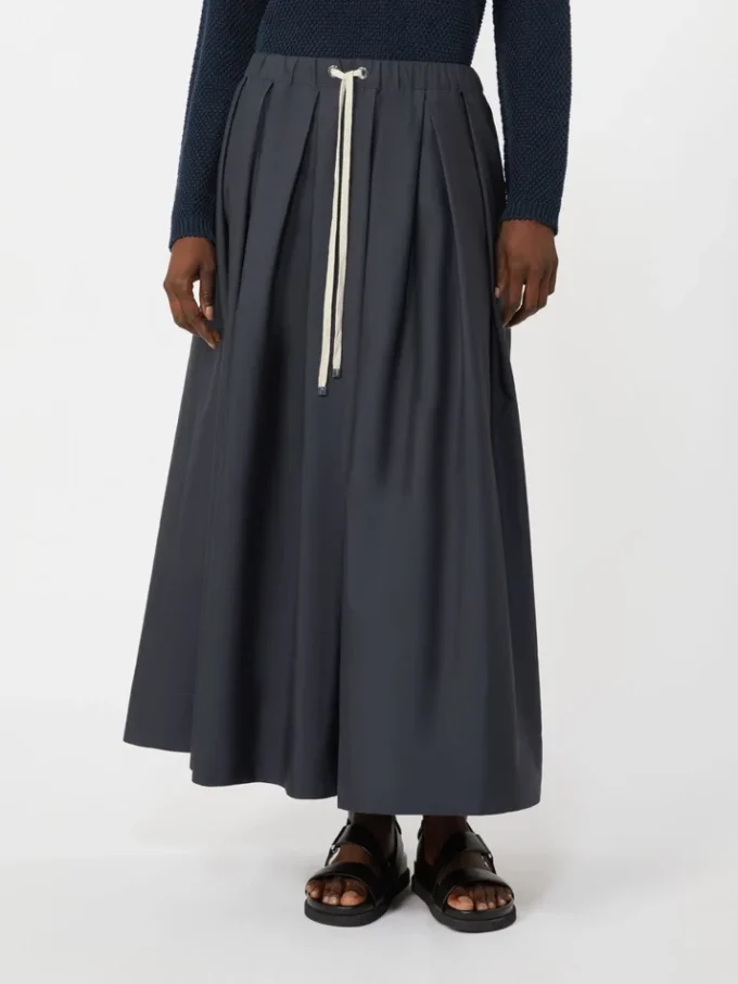 Cotton poplin skirt, ultramarine Cotton poplin skirt, ultramarine