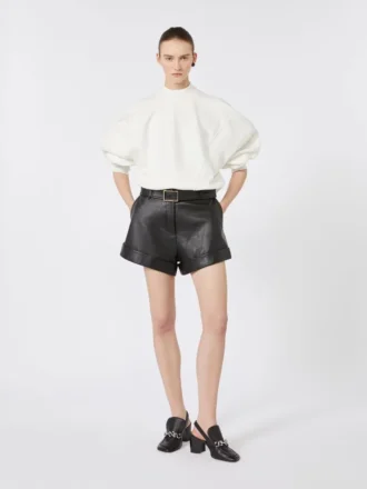 Cotton stretch sweatshirt, ivory