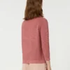 Cotton sweater, antique rose Cotton sweater, antique rose