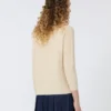 Cotton sweater, ecru