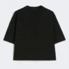 Cotton t-shirt, black