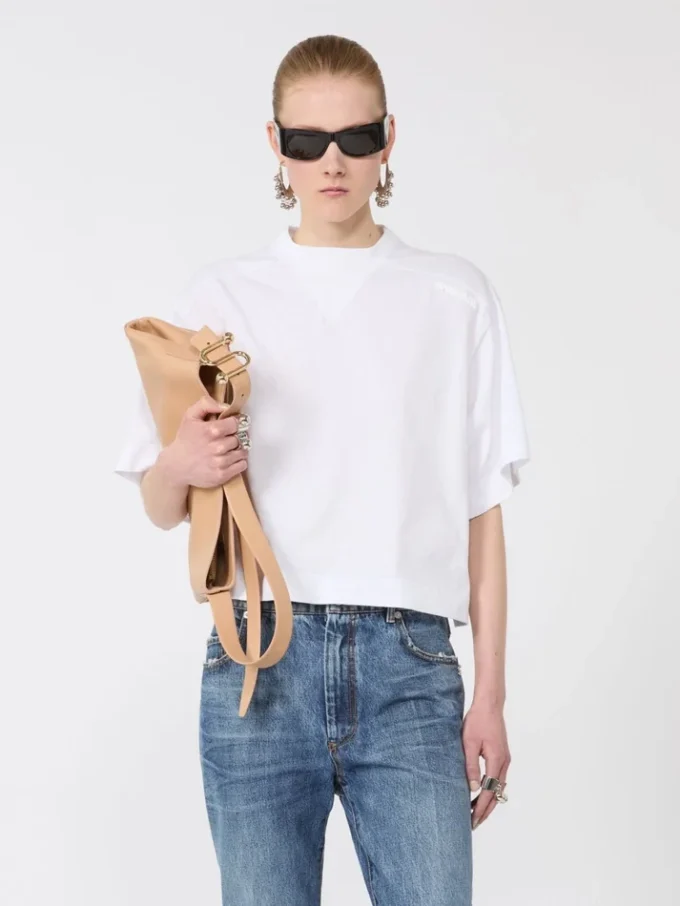 Cotton t-shirt, optical white