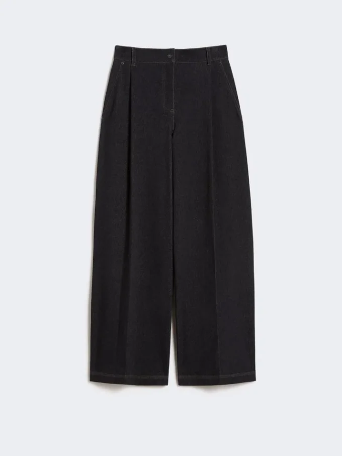 Denim-effect jersey five-pocket trousers, ultramarine Denim-effect jersey five-pocket trousers, ultramarine