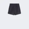 Denim-look cotton shorts, midnightblue