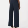 Double-faced jersey trousers, navy