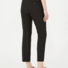 Double-faced viscose canvas trousers, black Double-faced viscose canvas trousers, black