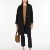 Double-faced wool robe coat, midnightblue