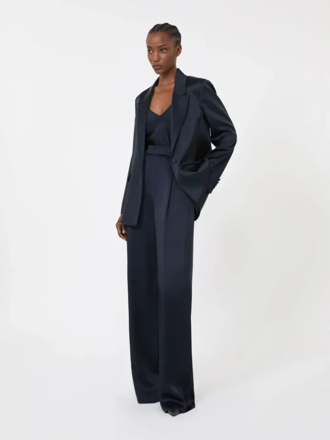 Envers satin camisole top, midnightblue