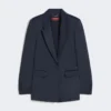 Envers satin blazer, midnightblue Envers satin blazer, midnightblue