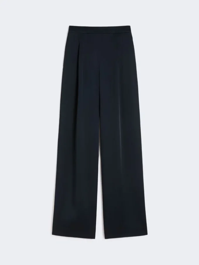 Envers satin trousers, midnightblue