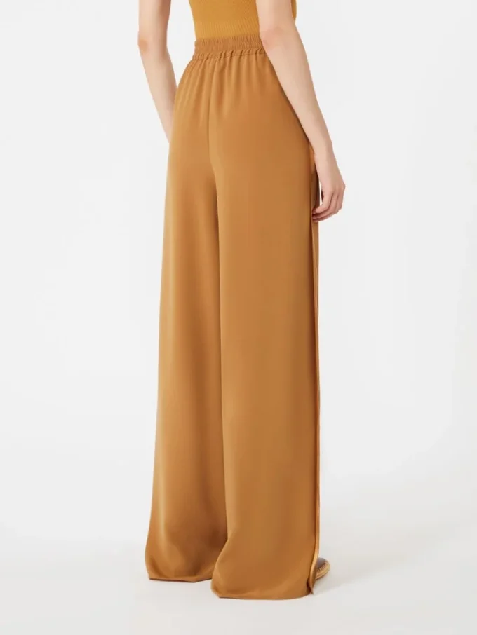 – envers satin wide trousers, caramel