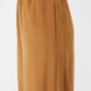 – envers satin wide trousers, caramel