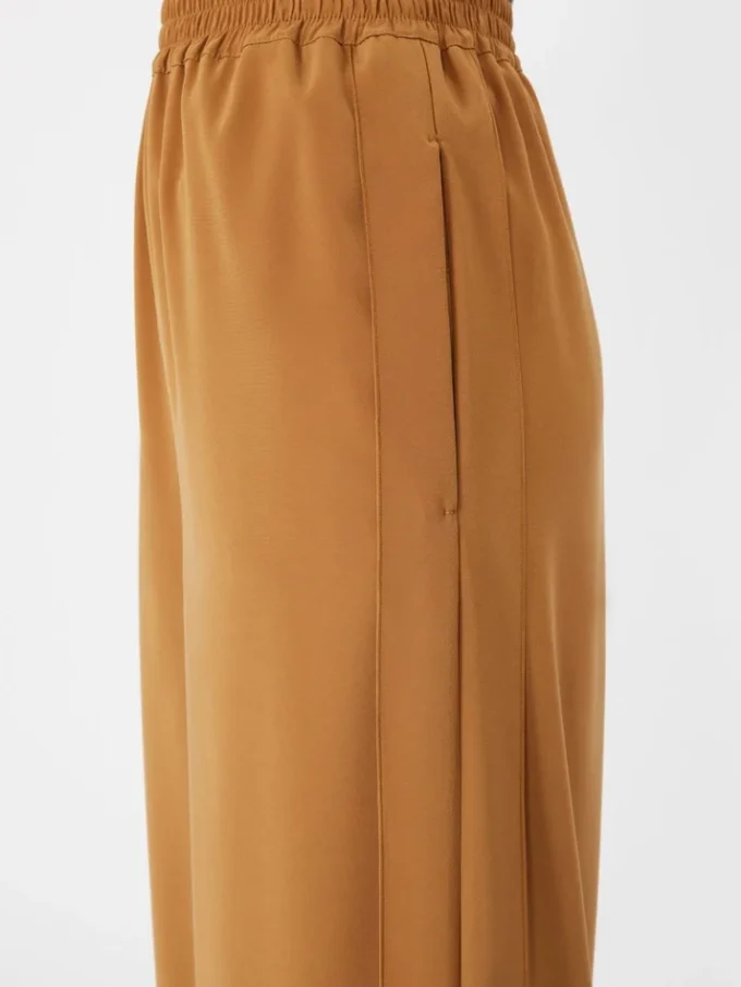 – envers satin wide trousers, caramel
