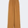 – envers satin wide trousers, caramel