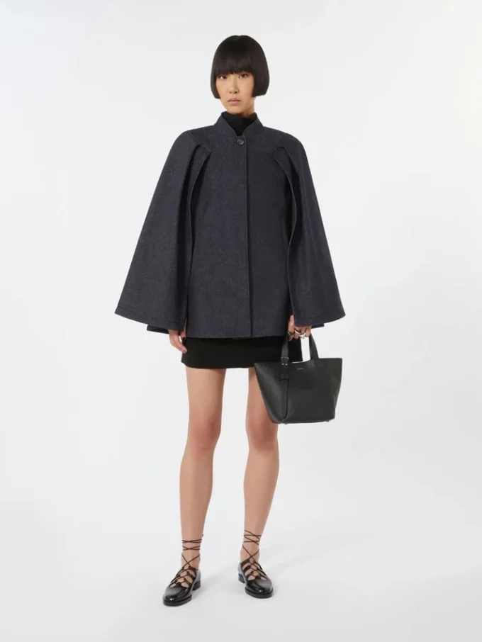 Extra-small leather archetipo bag, black