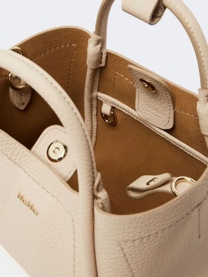 Extra-small leather marine bag, ice