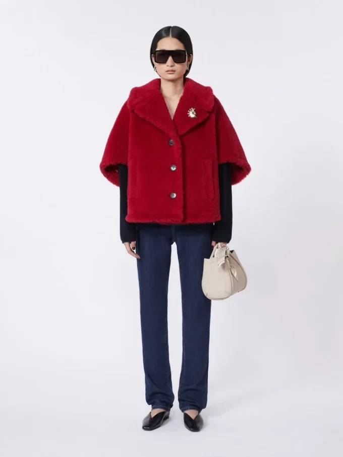 Extra-small leather marine bag, ice