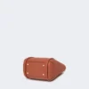 Extra-small leather marine bag, rust