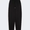 Fleece trousers, black
