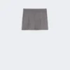 Gabardine wool shorts, medium grey