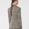 Jacquard jersey blazer, black grey Jacquard jersey blazer, black grey