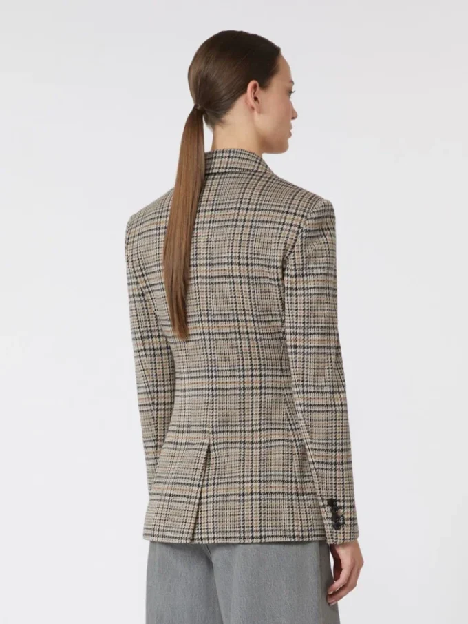 Jacquard jersey blazer, black grey Jacquard jersey blazer, black grey