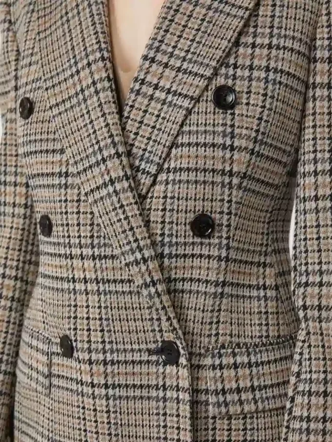 Jacquard jersey blazer, black grey Jacquard jersey blazer, black grey