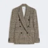 Jacquard jersey blazer, black grey Jacquard jersey blazer, black grey