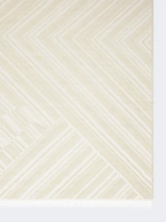 Jacquard wool and silk stole, turtledove