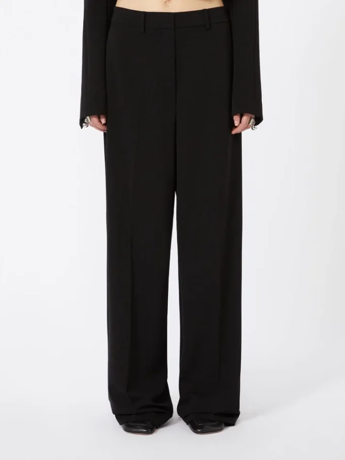 Jersey trousers, black
