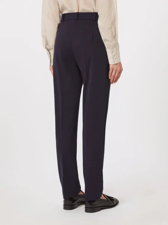 Jersey trousers, navy