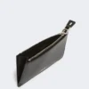 Leather card holder, black