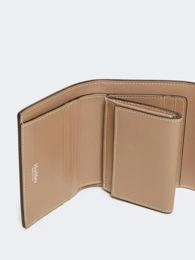 Leather purse, mud Leather purse, mud