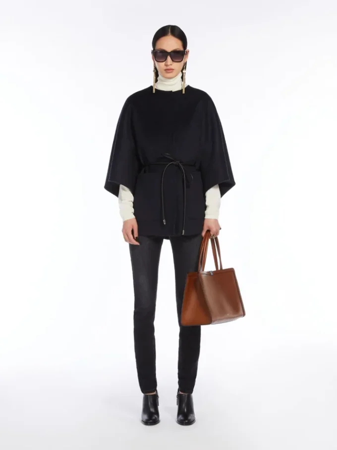 Leather tote bag, tobacco Leather tote bag, tobacco