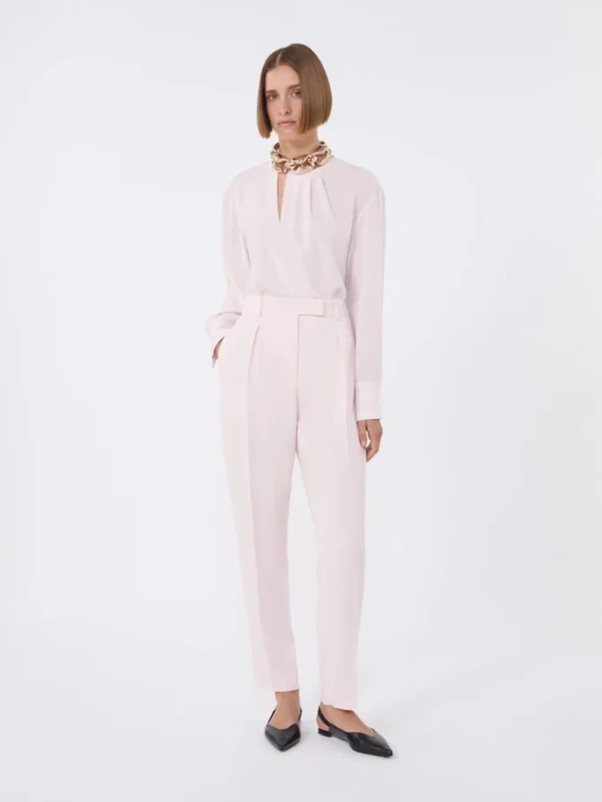 Lightweight cady blouse, pink Lightweight cady blouse, pink