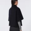 Lightweight cashmere cape, ultramarine Lightweight cashmere cape, ultramarine