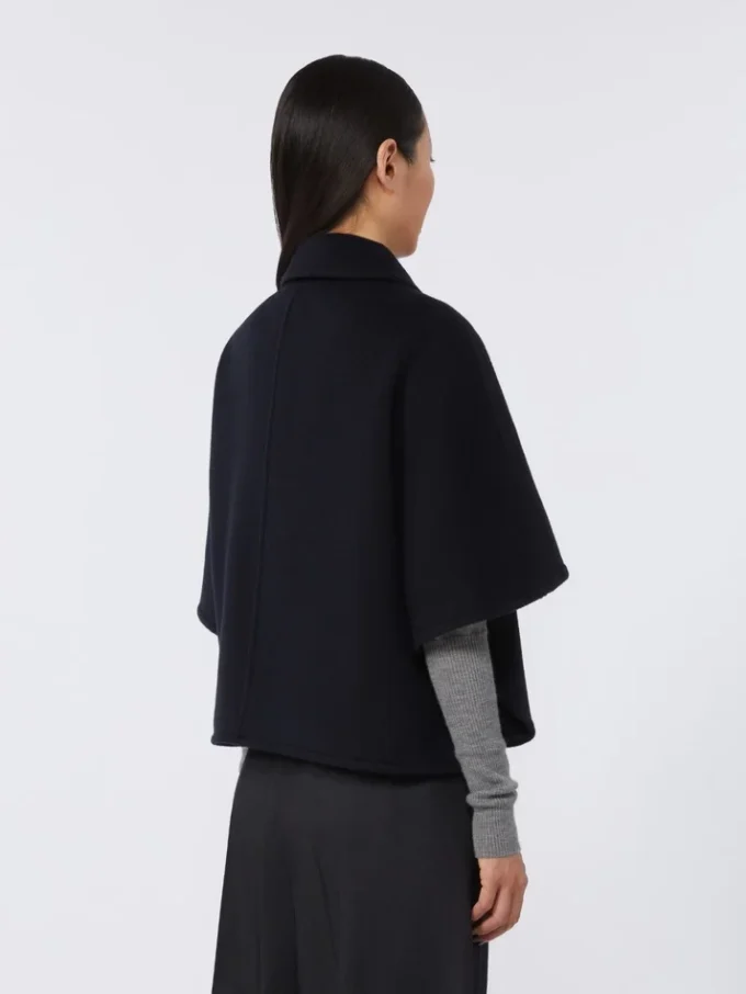 Lightweight cashmere cape, ultramarine Lightweight cashmere cape, ultramarine