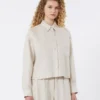 Linen canvas jacket, ecru Linen canvas jacket, ecru