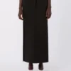 Long cotton skirt, black Long cotton skirt, black