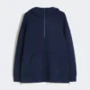 Long scuba jersey sweatshirt, navy