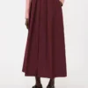 Long taffeta skirt, bordeaux Long taffeta skirt, bordeaux
