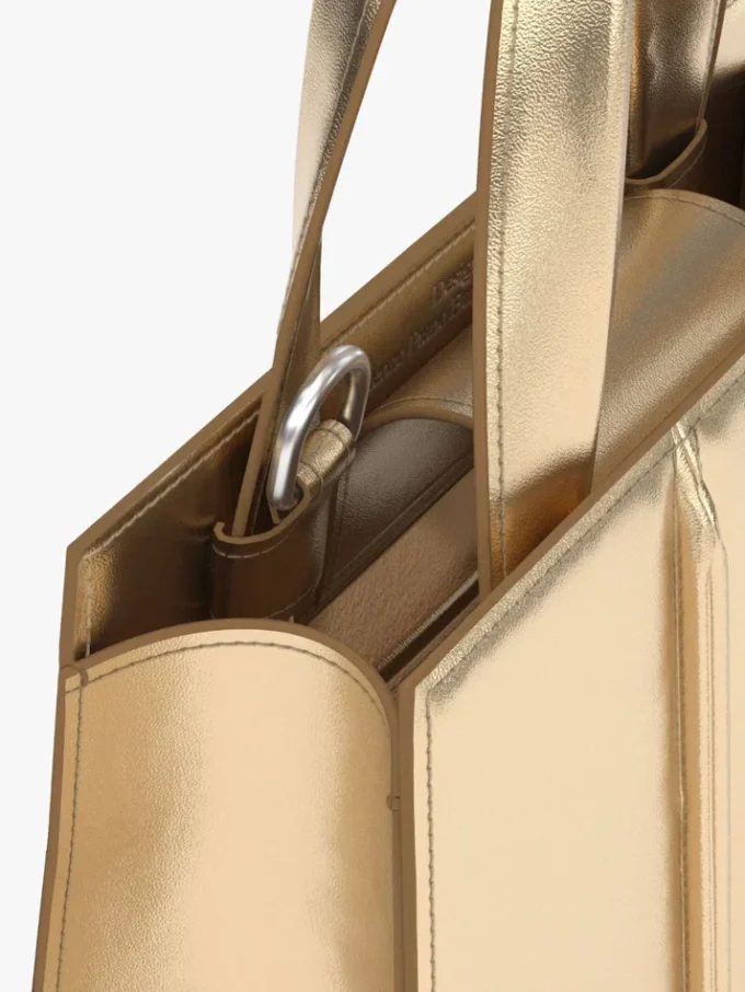 Max mara whitney bag 2 – nano, light gold brown
