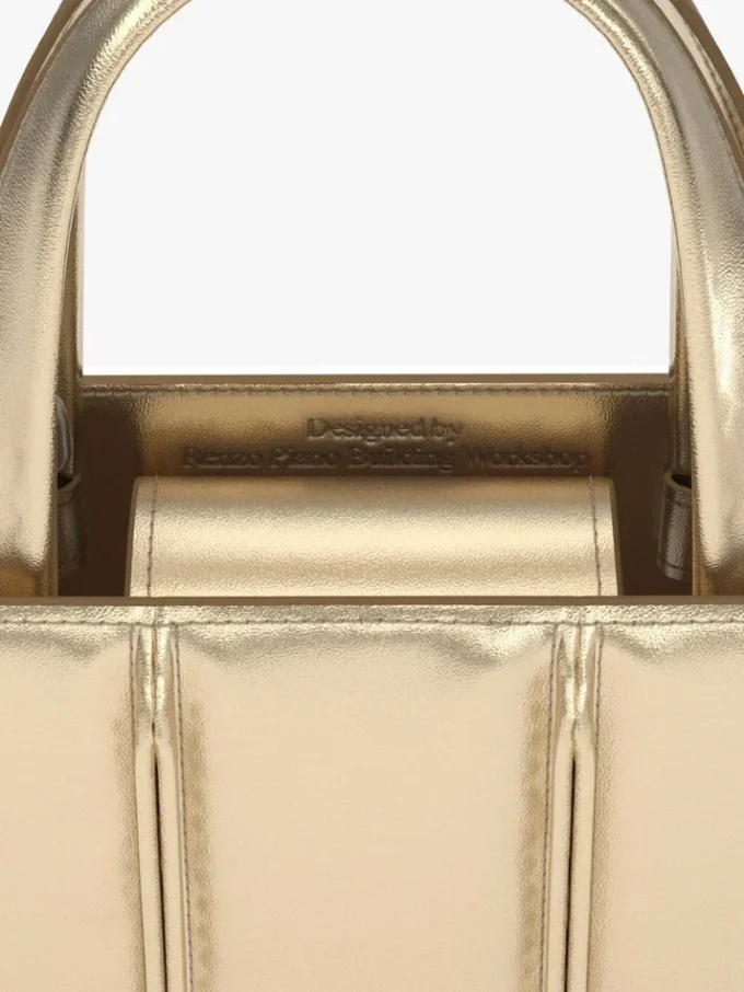 Max mara whitney bag 2 – nano, light gold brown