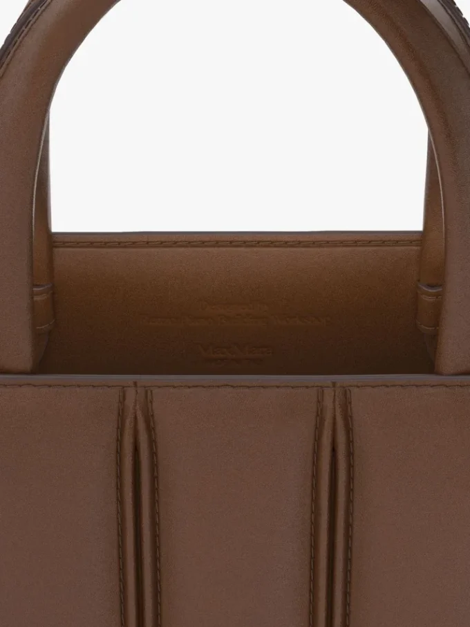 Max mara whitney bag 4 – small, amber brown