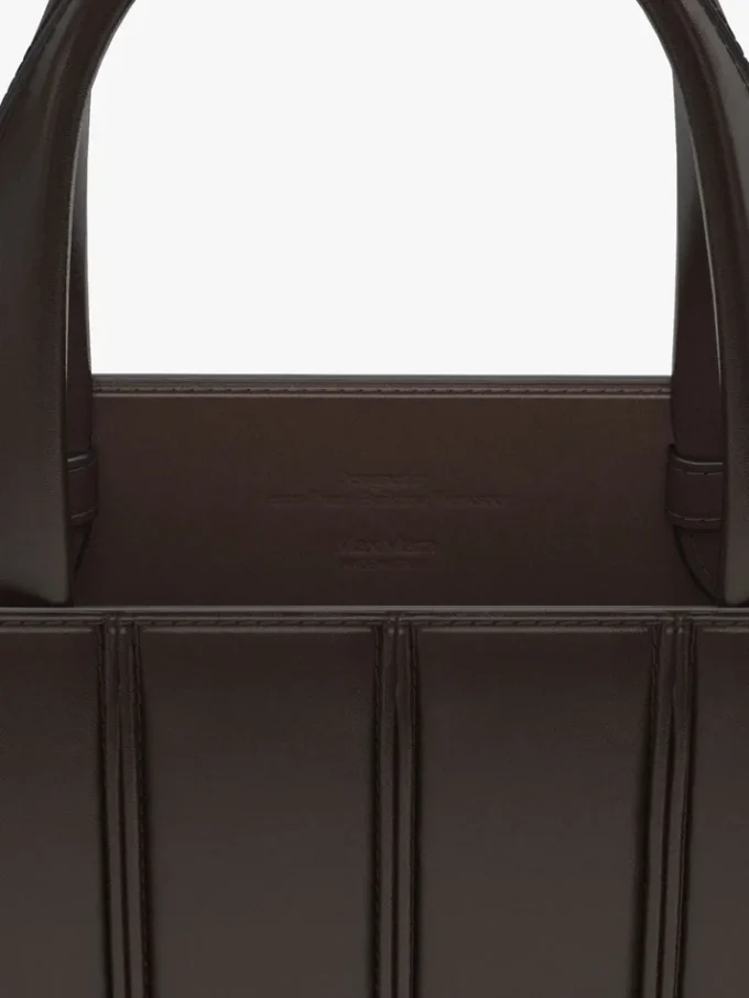 Max mara whitney bag 5 – medium, dark brown