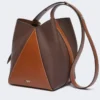 Medium bucket bag, cocoa