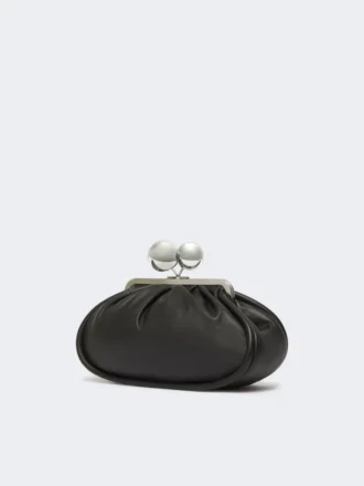 Medium pasticcino bag in glossy nappa leather, black Medium pasticcino bag in glossy nappa leather, black