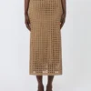 Mesh cotton skirt, desert Mesh cotton skirt, desert