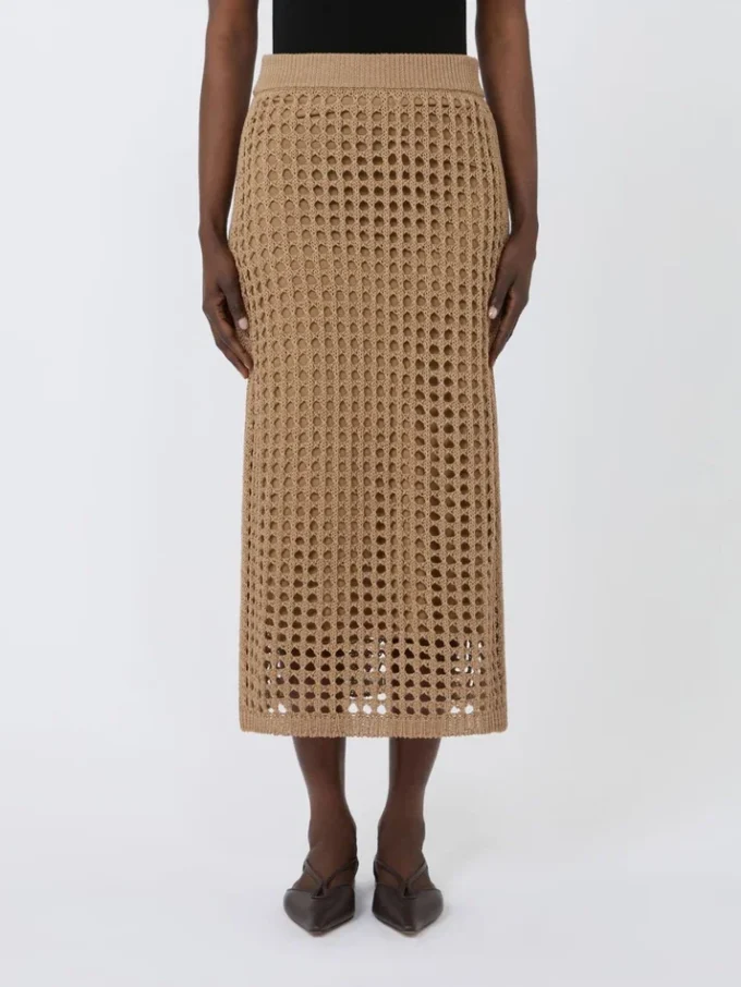 Mesh cotton skirt, desert Mesh cotton skirt, desert