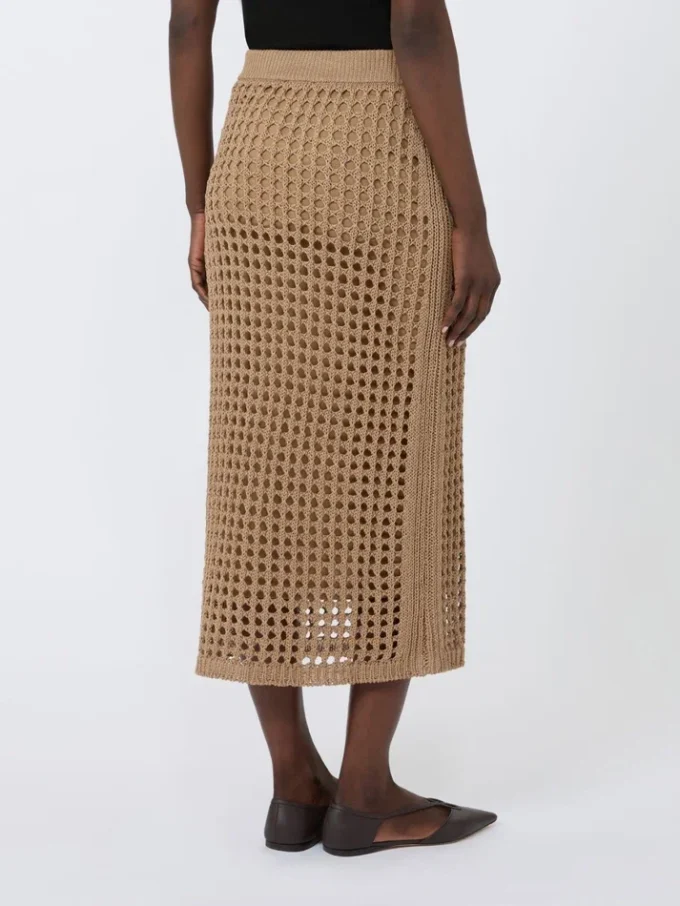 Mesh cotton skirt, desert Mesh cotton skirt, desert
